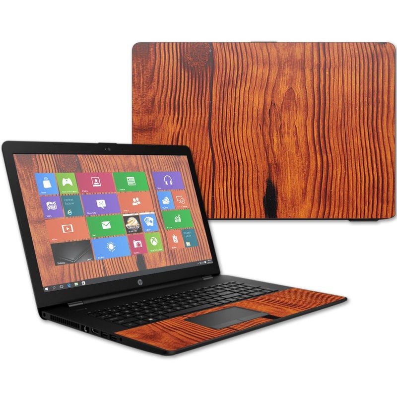 MIGHTY SKINS Mightyskins Skin Compatible with Hp 17t Laptop 17.3" (2017) - Knotty Wood | Protective, Durable, and Unique Vinyl Decal Wrap Cover | Easy to Apply, Remove, and Change Styles | Made in The USA - Image 1